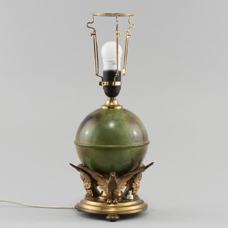 BORDSLAMPA, art deco, 1900-talets andra kvartal.
