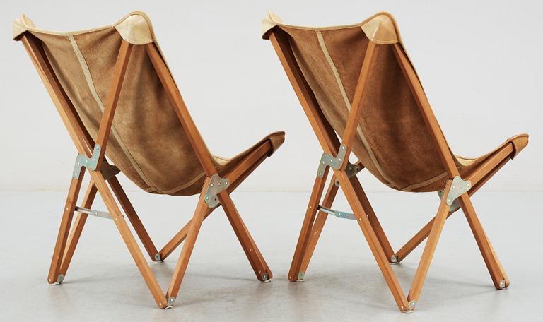 FÅTÖLJER, ett par, 1990-tal.