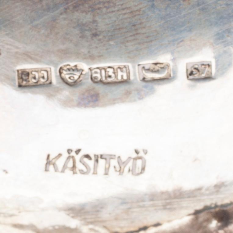 SKÅL, silver, E. Jäntti, Helsingfors 1971. Vikt 348,8 g.