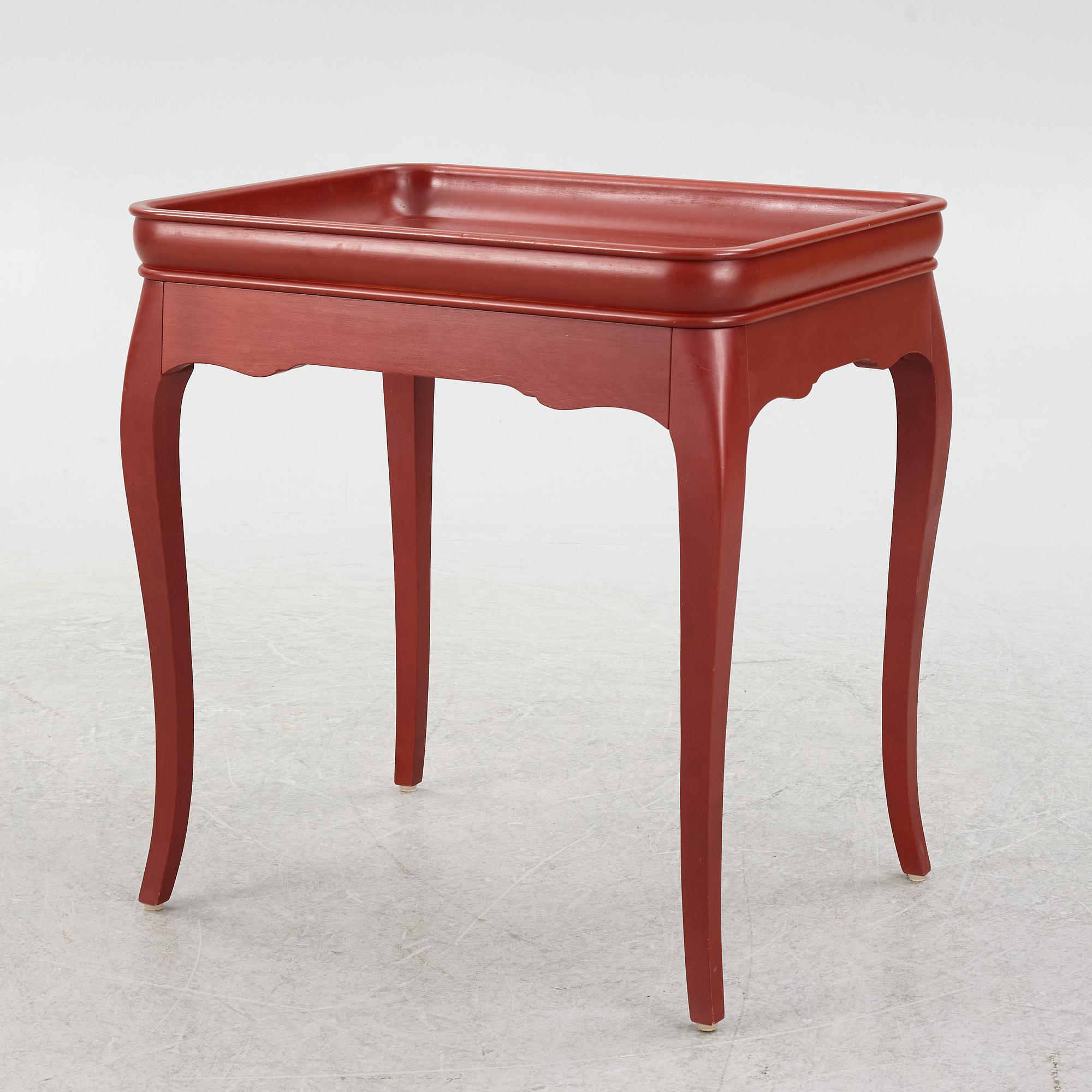 Tray table, "Hällestad", from IKEA's 18th-century series, late 20th century.