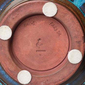 Wilhelm Kåge, a "Farsta" stoneware urn with cover, Gustavsberg Studio, Sweden 1951.