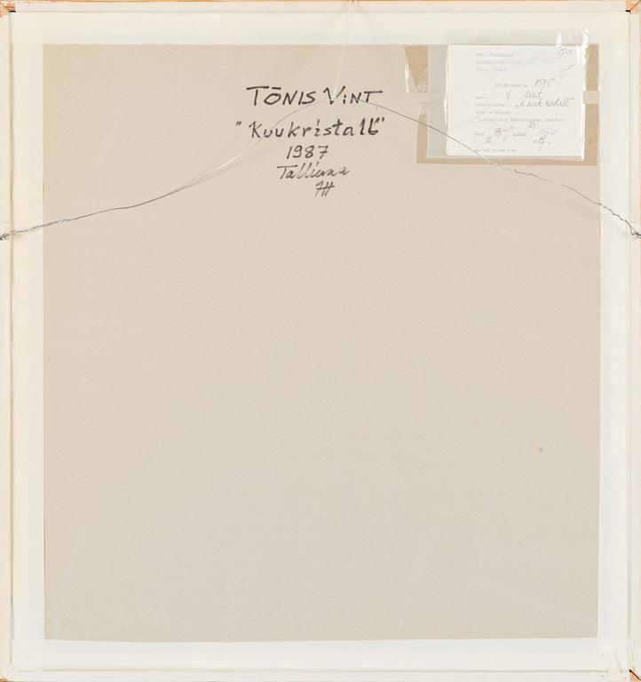 Tõnis Vint, högtryck, signerad och daterad -87, numrerad 20/25.