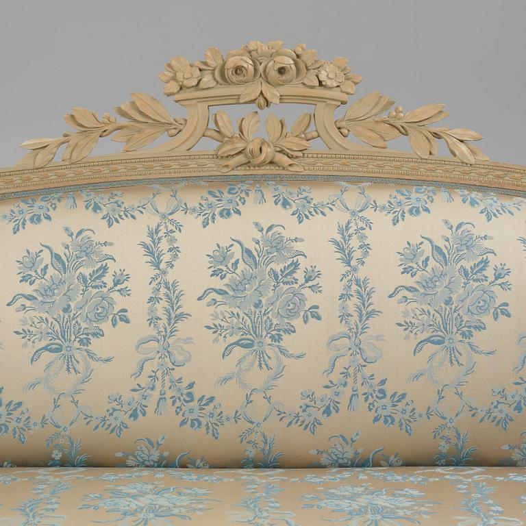 Soffa, Stockholmsarbete, 1700-talets senare del, Gustaviansk.