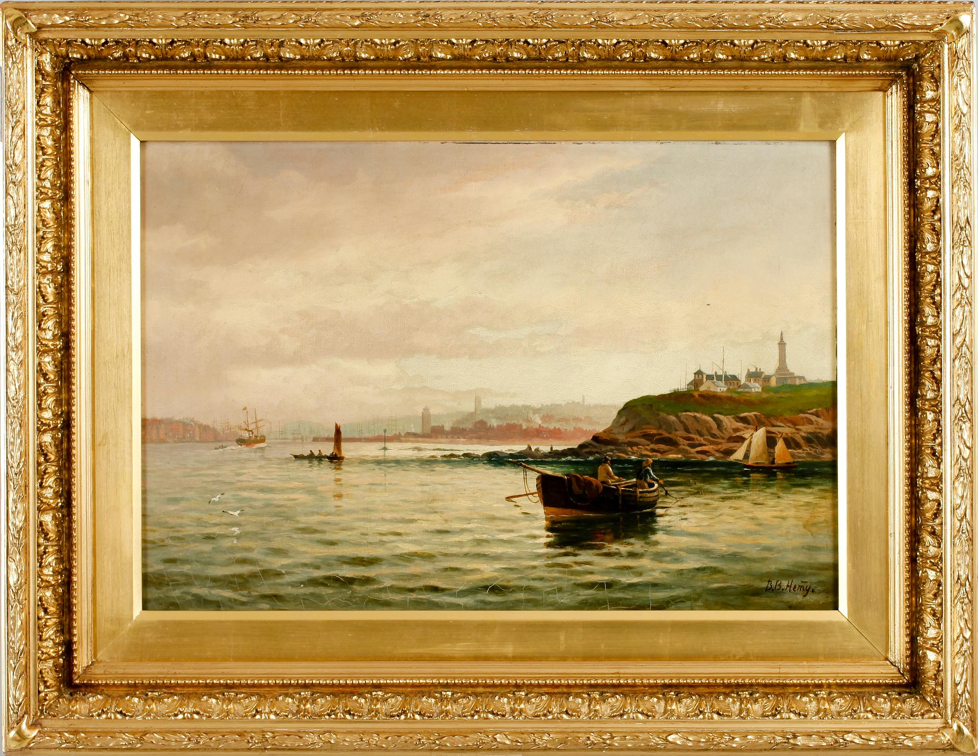 BERNARD BENEDICT HEMY, olja på duk, sign.