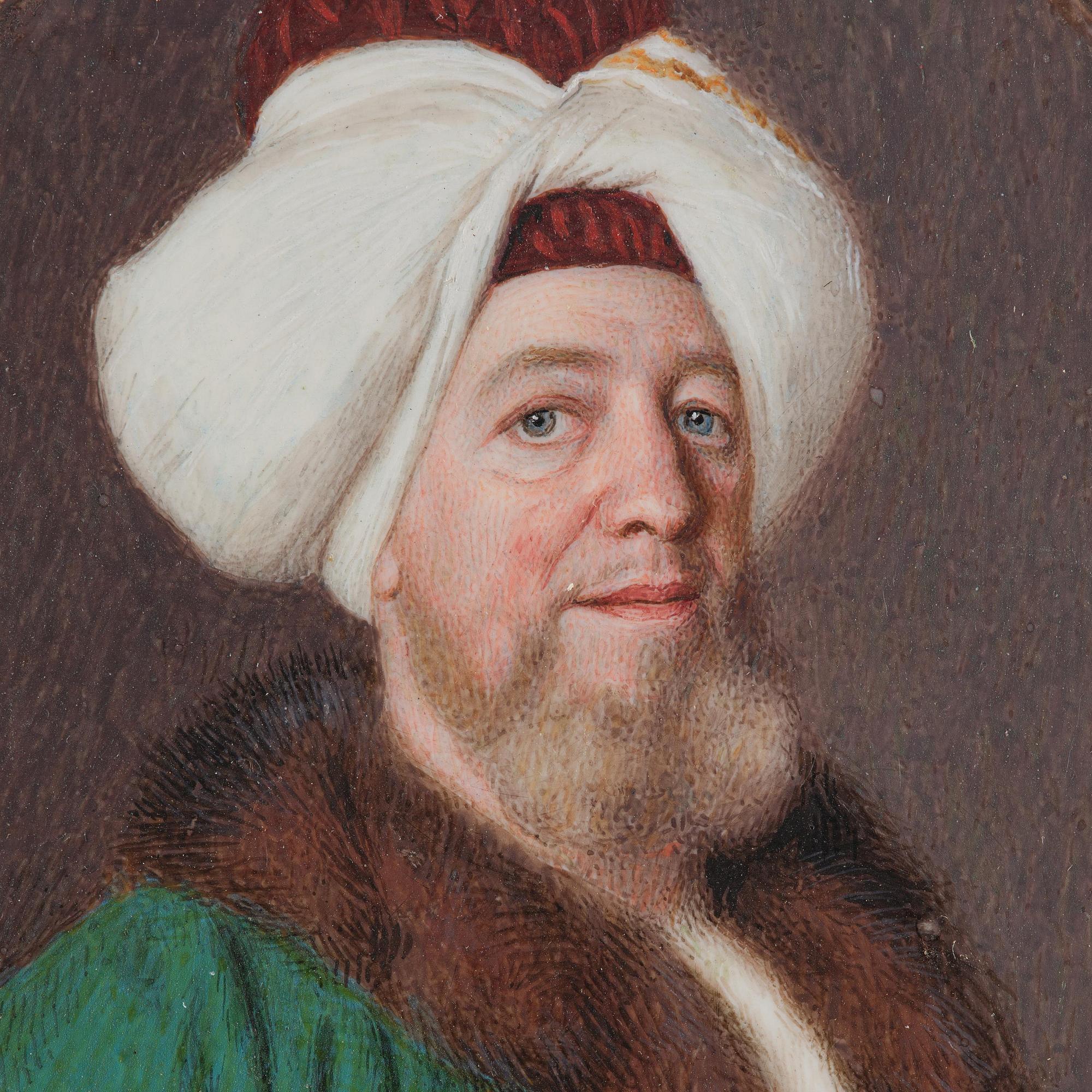 Jean Étienne Liotard, "Claude Alexandre de Bonneval" ("Achmet Pacha") (1675-1747).