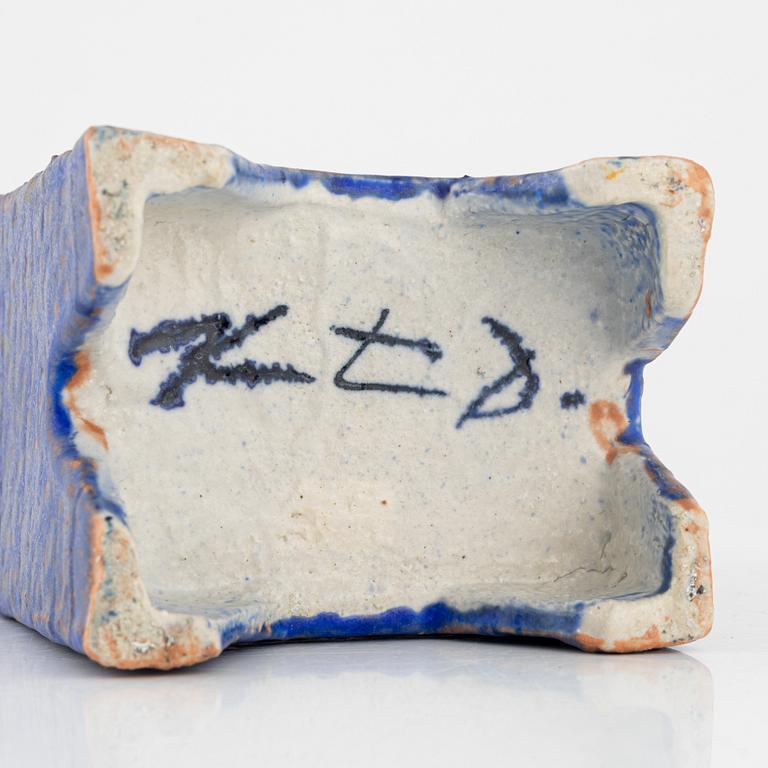 Kerstin Danielsson, skulptur, egen verkstad, Örby, 1900-talets senare del.