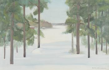 Eero Nelimarkka, Vinter i Alajärvi.