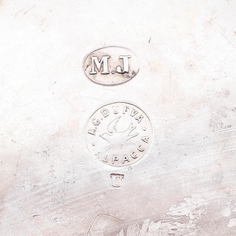 ISHINK, nysilver, AG Dufva, omkring år 1900.