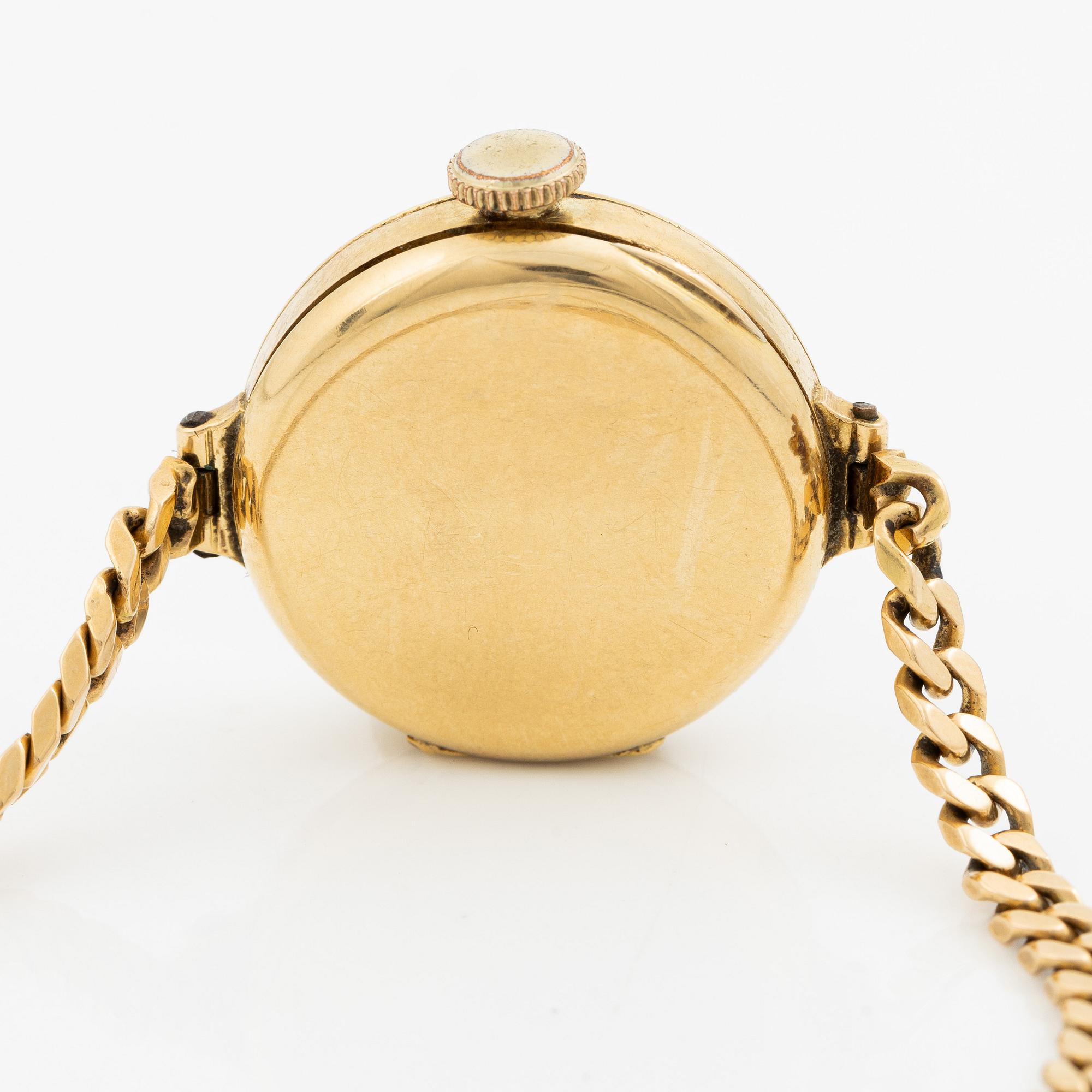 Wristwatch, 22.5 mm, 18K gold.