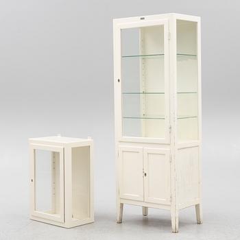 Medical cabinets, 2 pcs, second half of the 20th century.