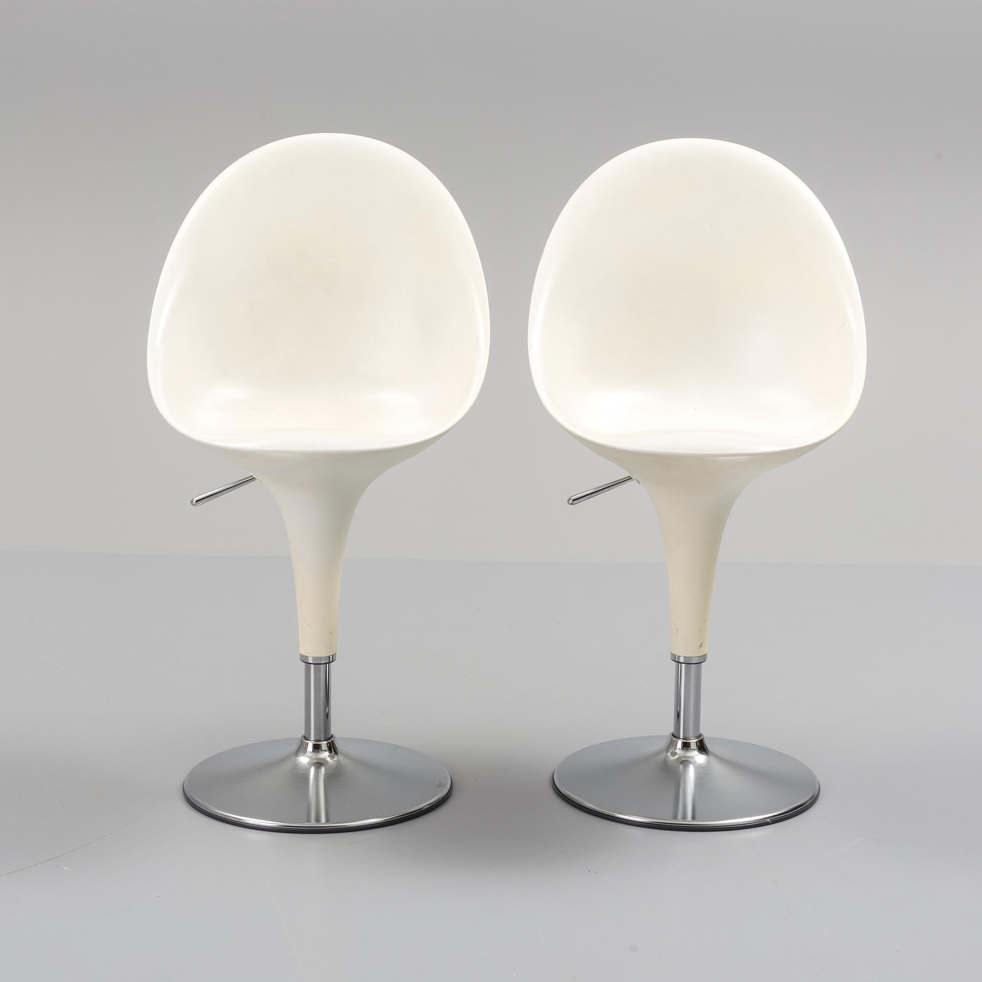 A set of eight 'Bombo' chairs by Stefano Giovanni, Magis.