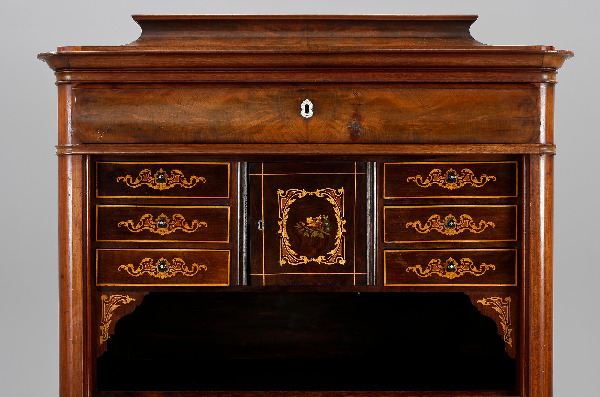 CHIFFONJÉ, senempire, 1800-talets mitt.