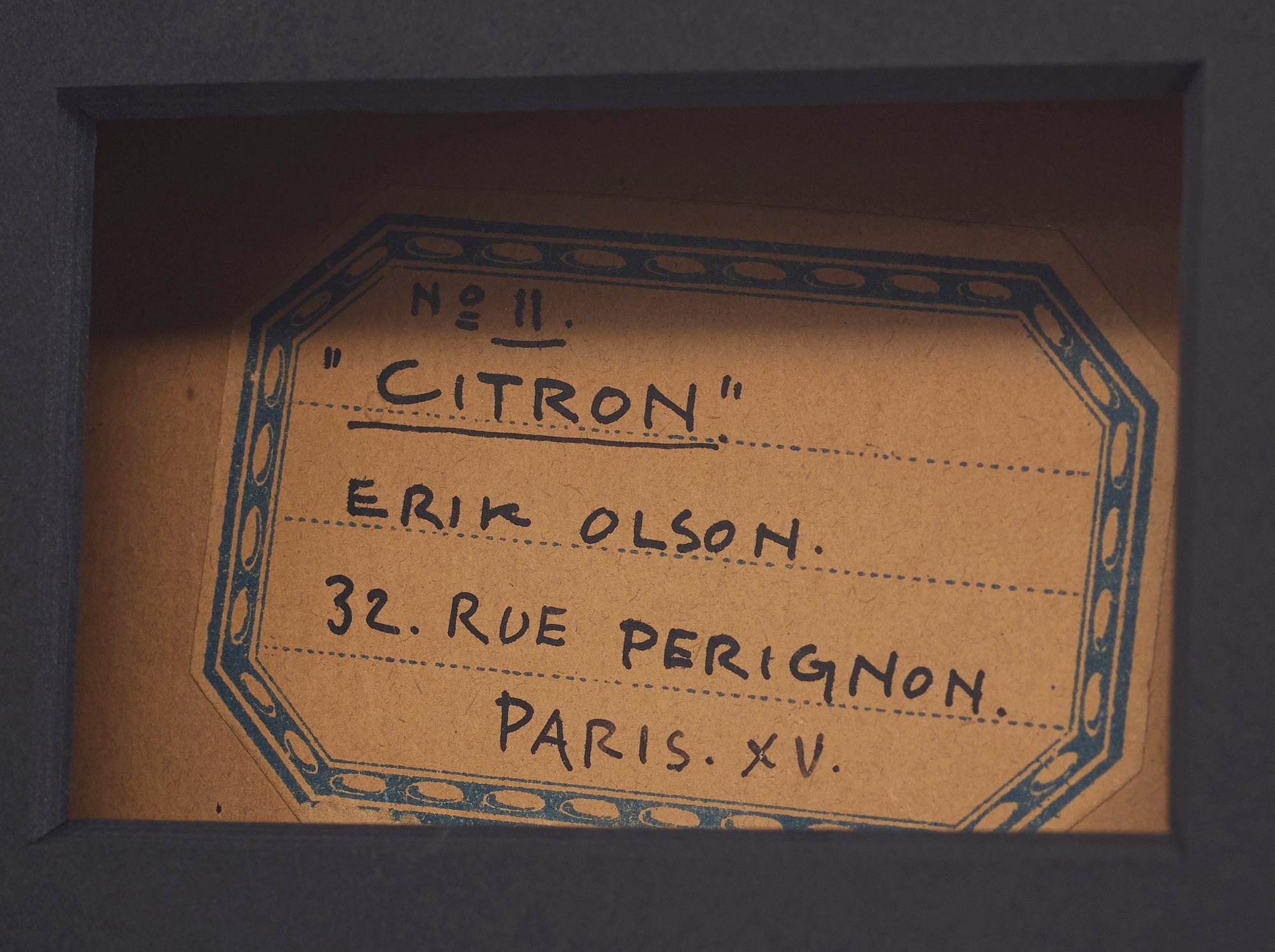 Erik Olson, "Citron".