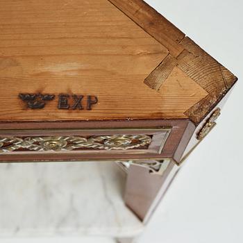HÖRNBORD, sengustavianskt stockholmsarbete, 1700-talets slut.