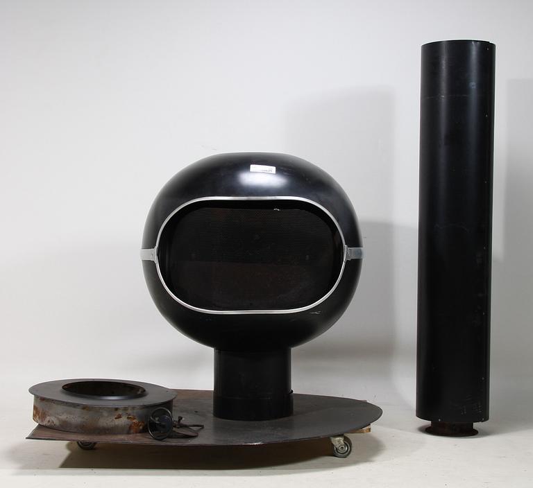 KAMIN, Modell "Bromma" Handöl ca 1970.