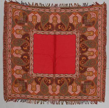 35. SHAWL. Patrick Frey, Paris, second half of the 20th century. 141 x 139,5 cm.