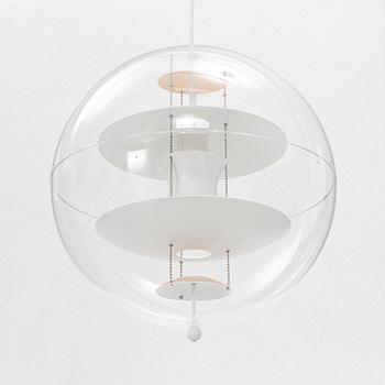 Verner Panton, a 'VP Globe War Peach' ceiling light, Verpan, Denmark, 2021.