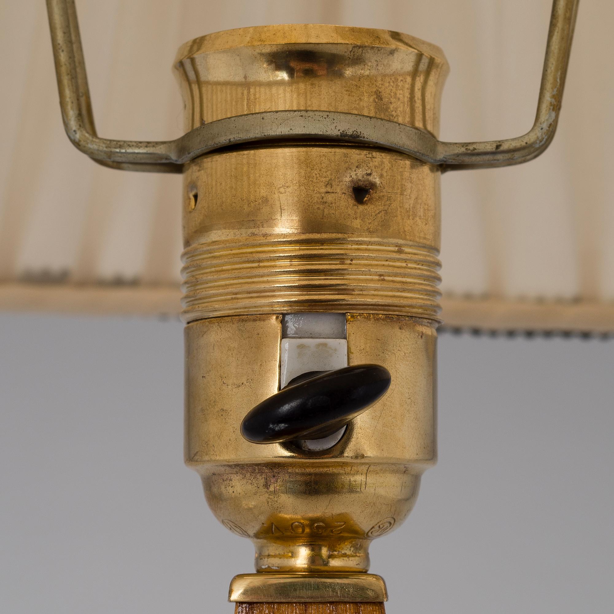 MARIA LINDEMAN, BORDSLAMPA. Idman, 1950/60-tal.