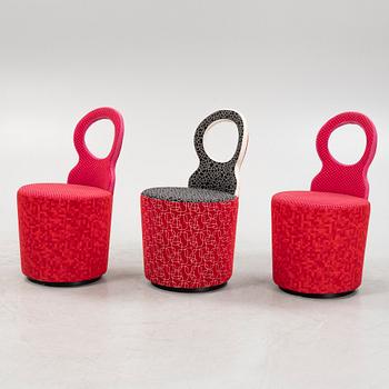 Alexander Lervik, a set of three 'Eye' chairs, Johanson Design.