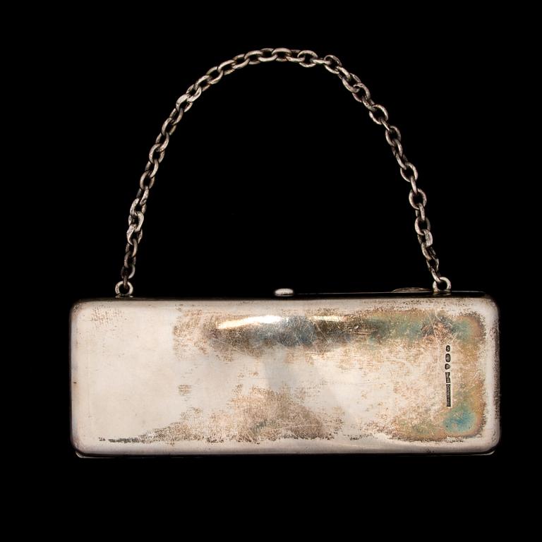 AFTONVÄSKA, silver, M. A. Aalto, Viborg 1919.