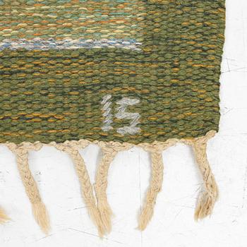 Ingegerd Silow, rug, flat weave, signed IS, approx. 246 x 168 cm.