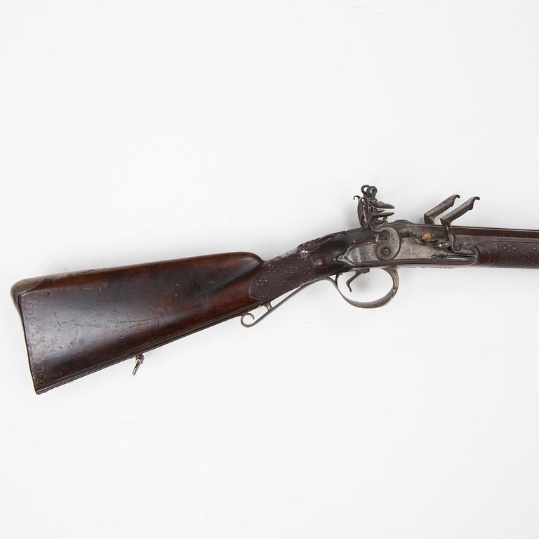 A double barrelled flintlock sporting gun by Guillame Berleur (1780-1830) possibly from Marshal Marquis de Marmont.
