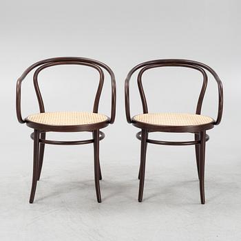 Michael Thonet, karmstolar, 6 st, "No 30", TON.