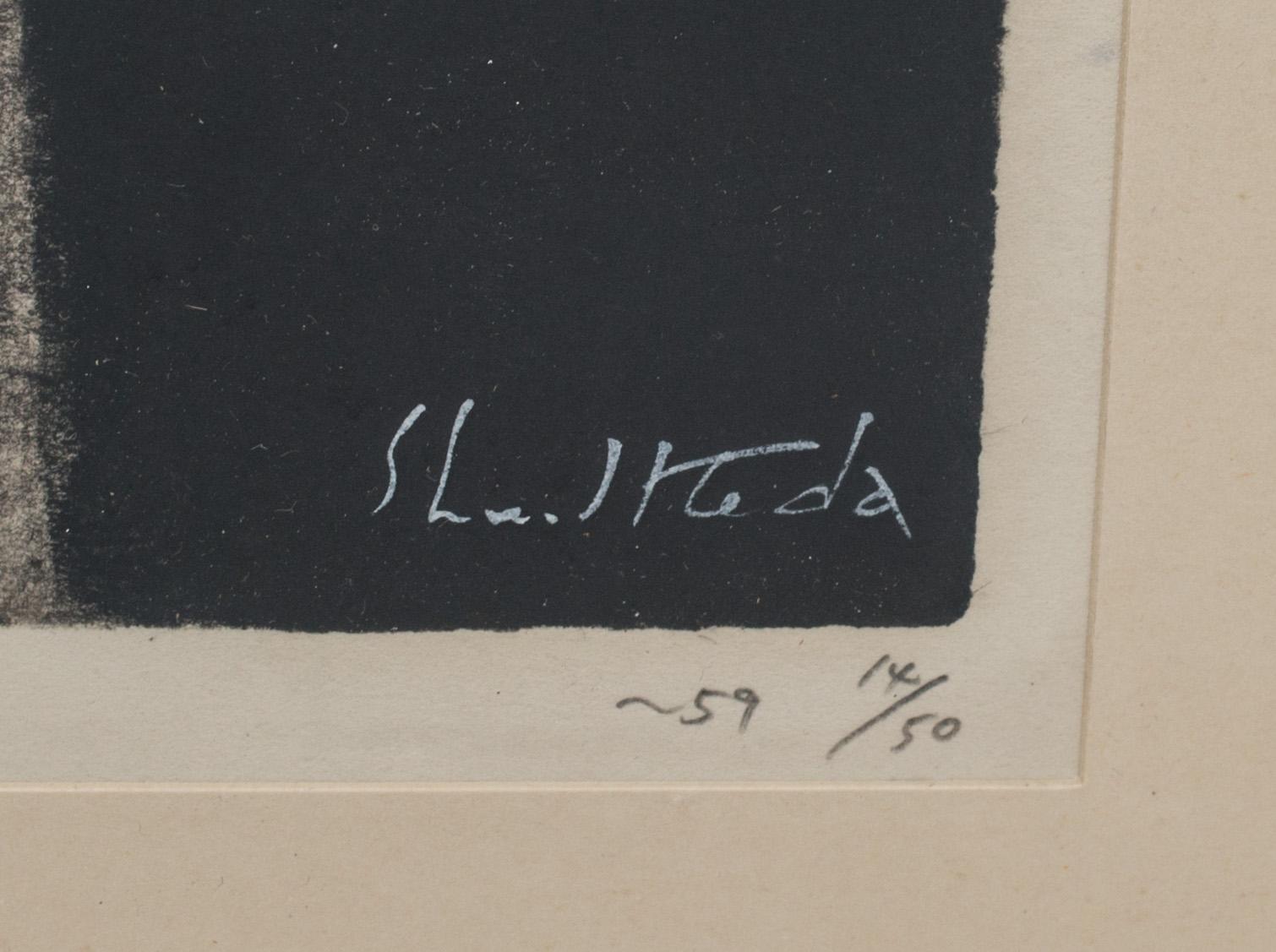 IKEDA SHUZU, signerad, numrerad 14/50 och daterad -59.