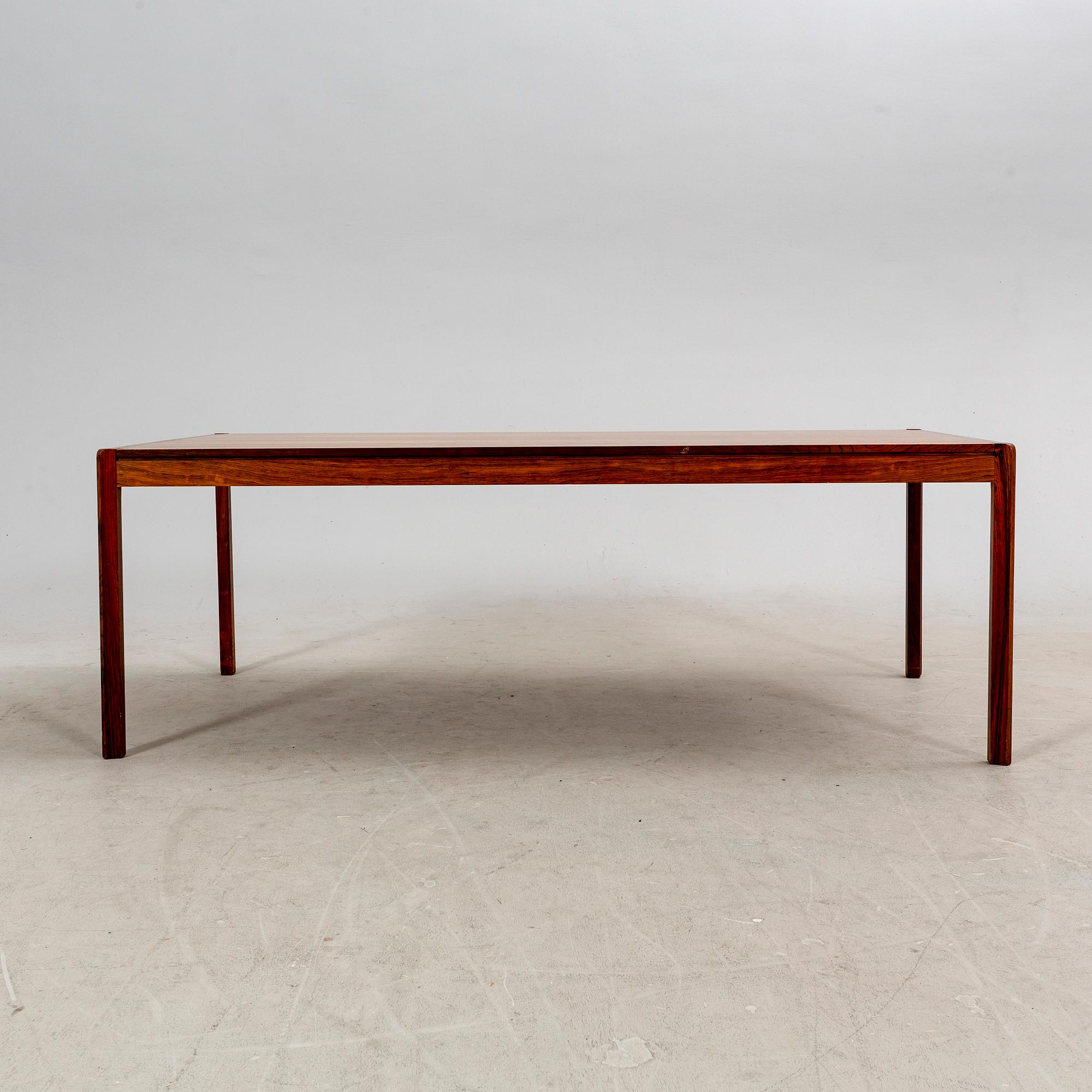 An Yngvar Sandström jacranda coffee table Säffle Möbelfabrik 1960s/70s.