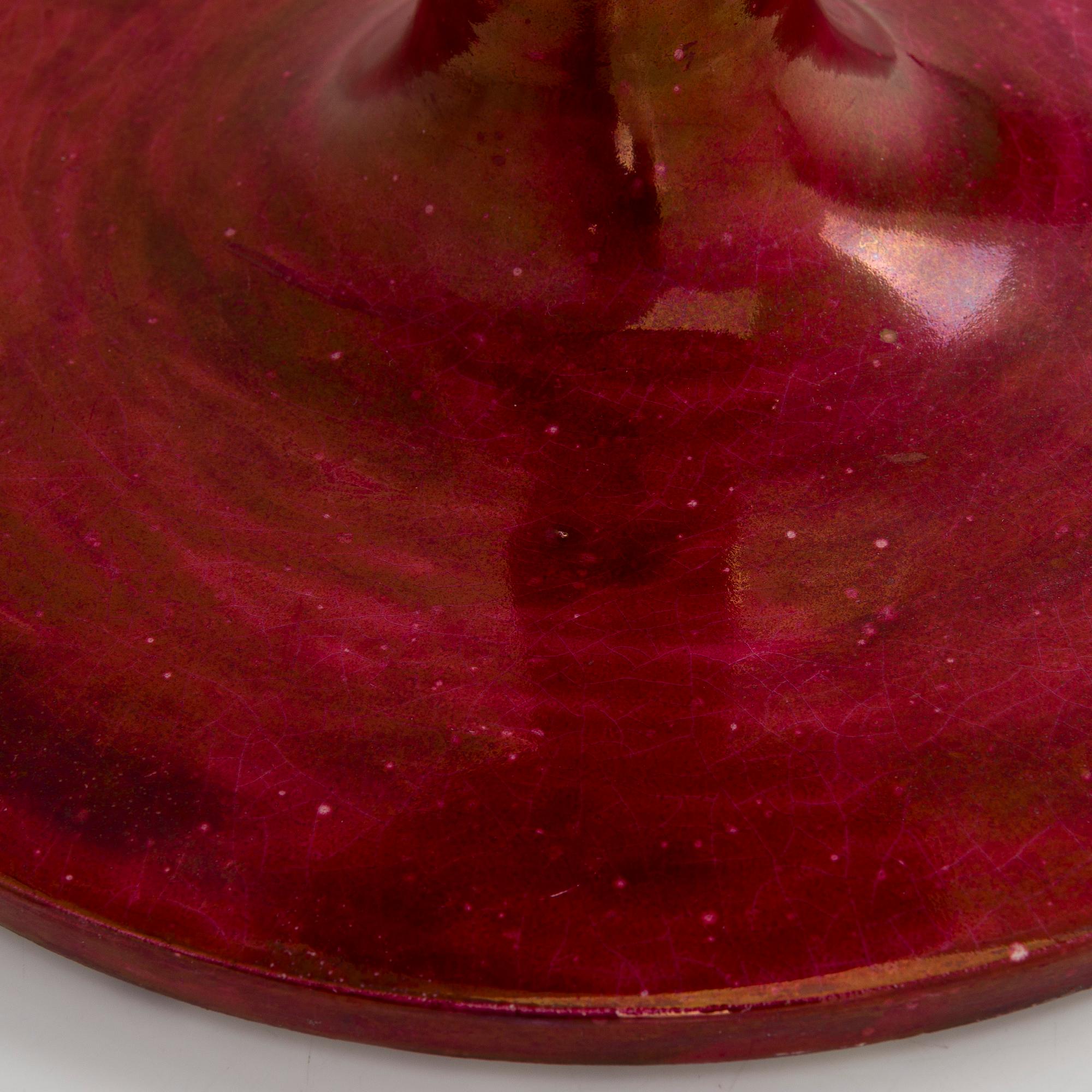 Birger Kaipiainen, kynttilänjalka, kivitavaraa, signeerattu, Kaipiainen Arabia.