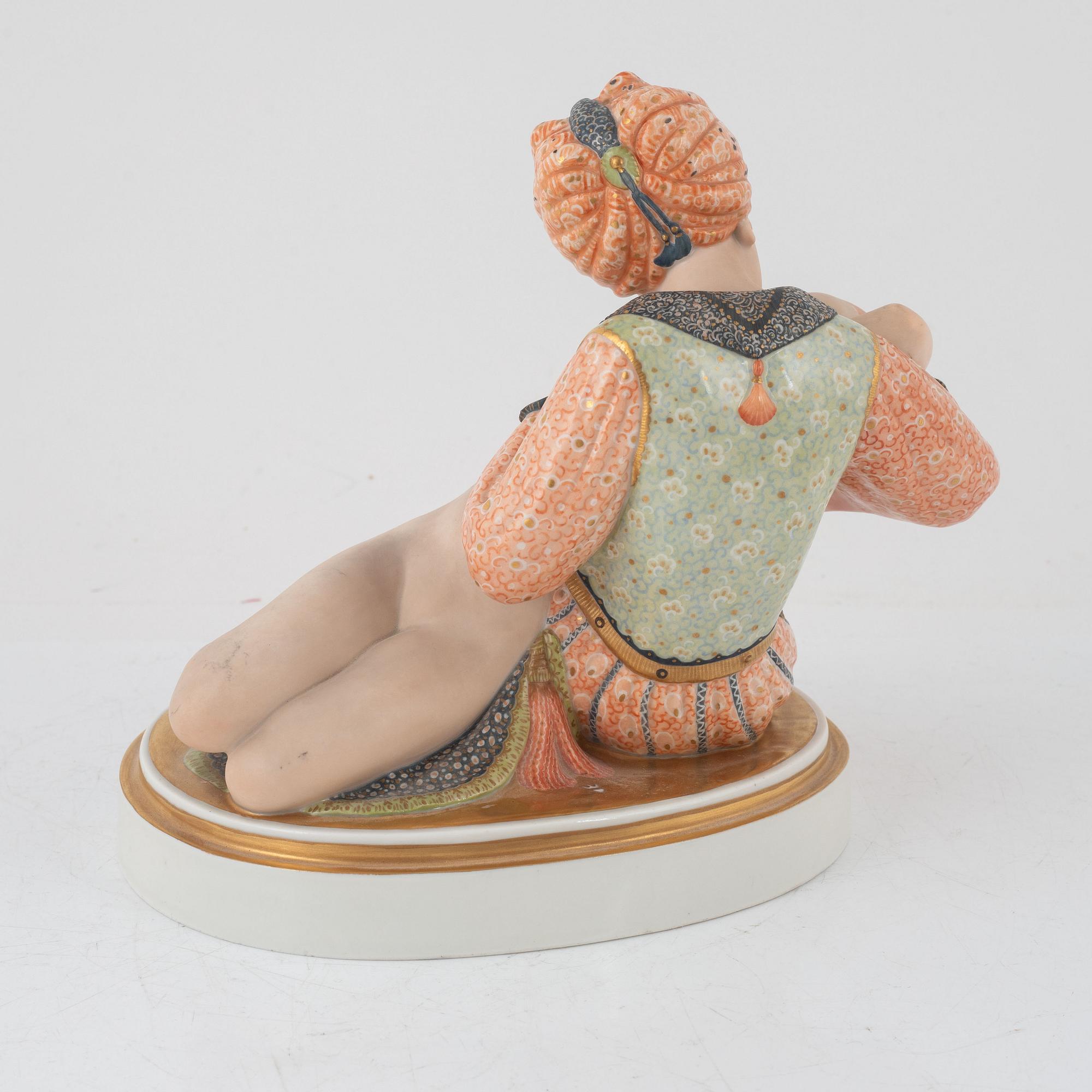 Gerhard Henning, a porcelain figurine, 'Eventyr III', Royal Copenhagen, Denmark.