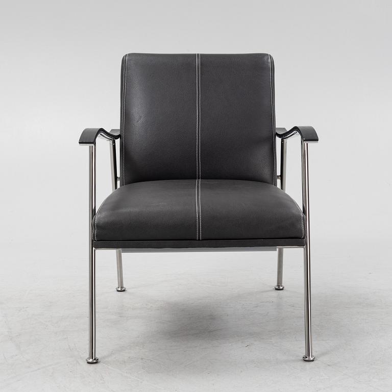 Gunilla Allard, a 'Sahara' leather upholstered easy chair from Lammhults, 21st Century.