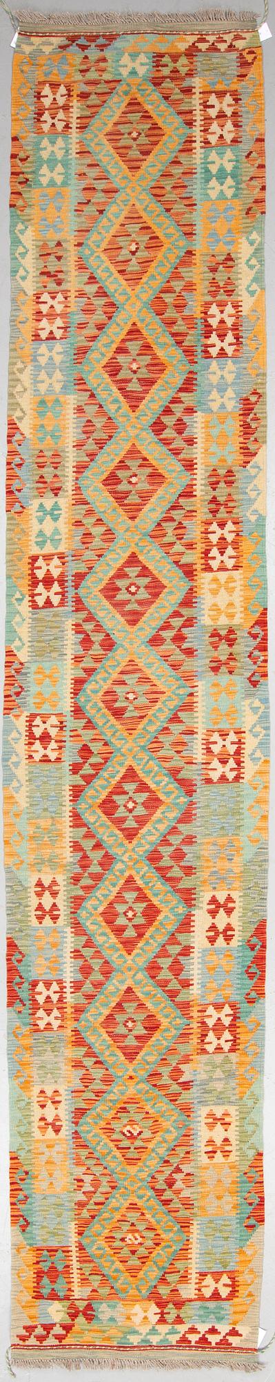 GALLERIMATTA, Orientalisk Kelim, ca 421,5 x 80,5 cm.