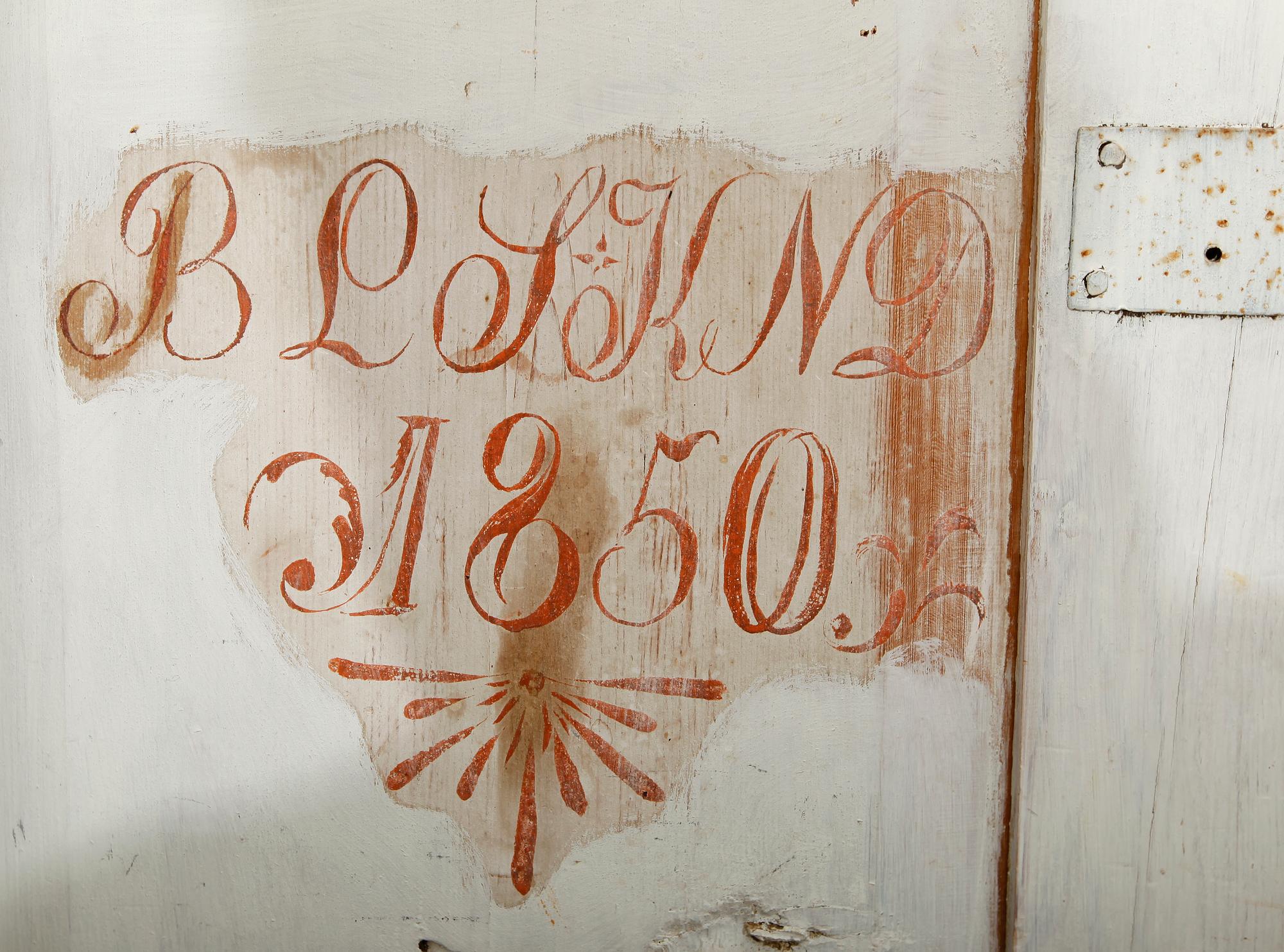 SKÅP, allmoge, 1800-talets mitt.