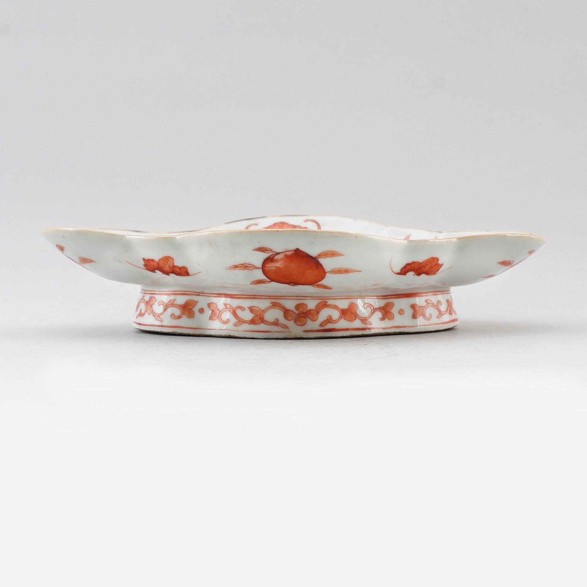 SKÅLFAT, porslin, Kina, sent 1800-/1900-tal.