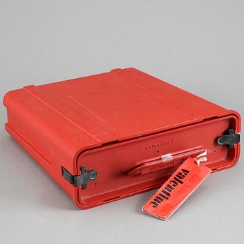 SKRIVMASKIN, "Valentine",  Perry King samt Ettore Sottsass, Olivetti, 1900-tal.