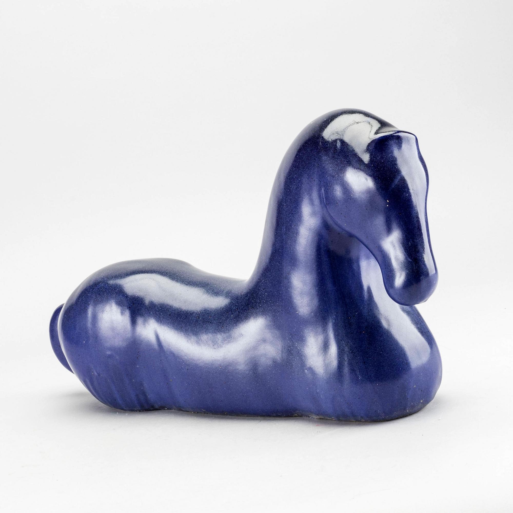 ULLA & GUSTAV KRAITZ, a signed and dated earthenware sculpture.