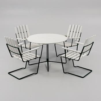 Arthur Lindqvist, dining group, 5 pieces, Grythyttan.