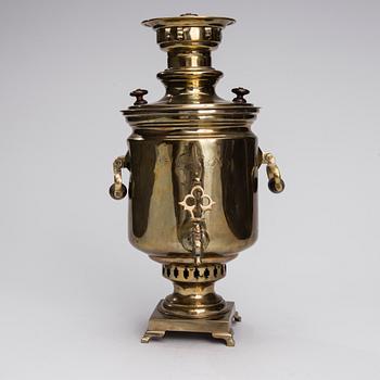 SAMOVAR, mässing, Tula, Ryssland tidigt 1900-tal.