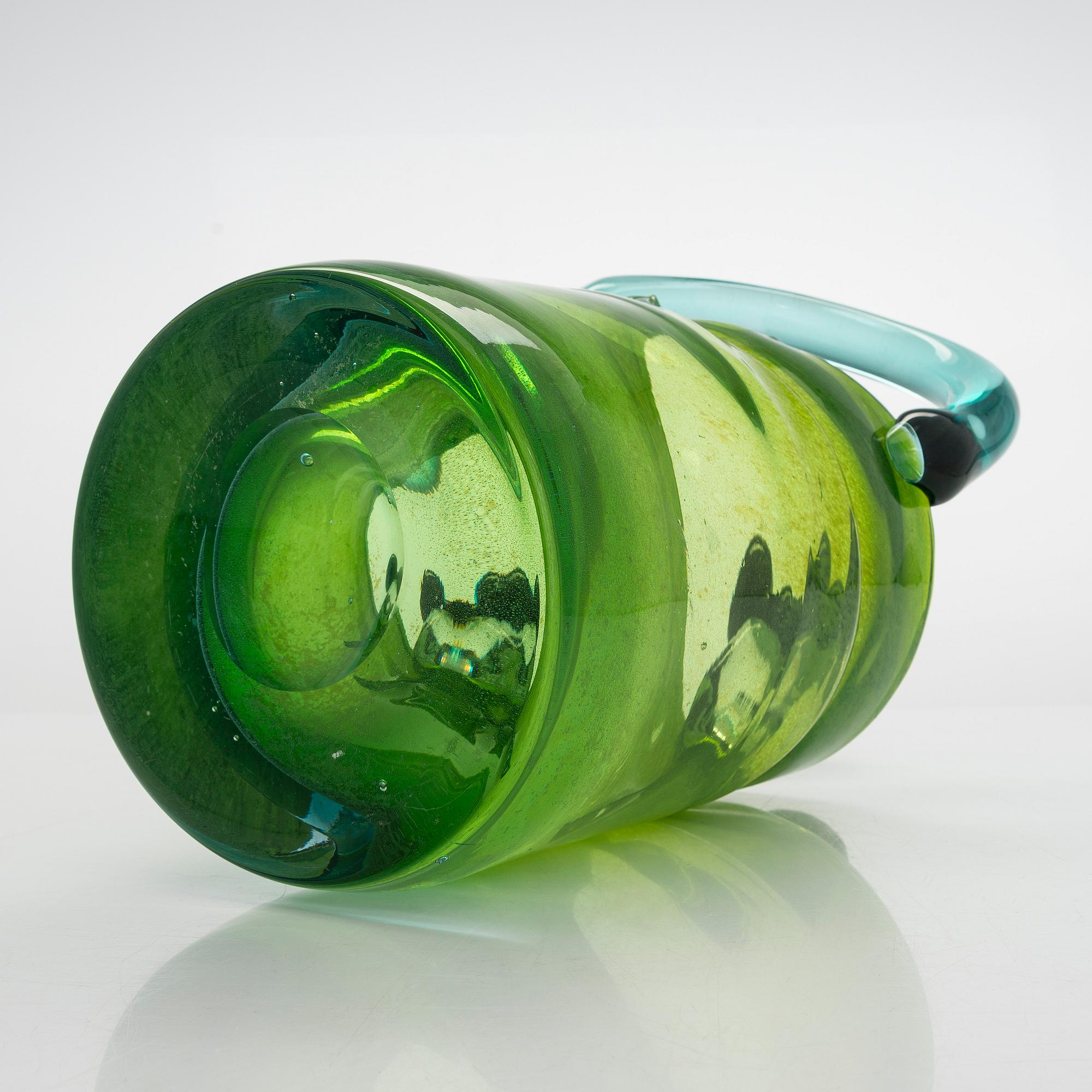 Oiva Toikka, "Pampula" malja / veistos, signeerattu Oiva Toikka Nuutajärvi Notsjö.