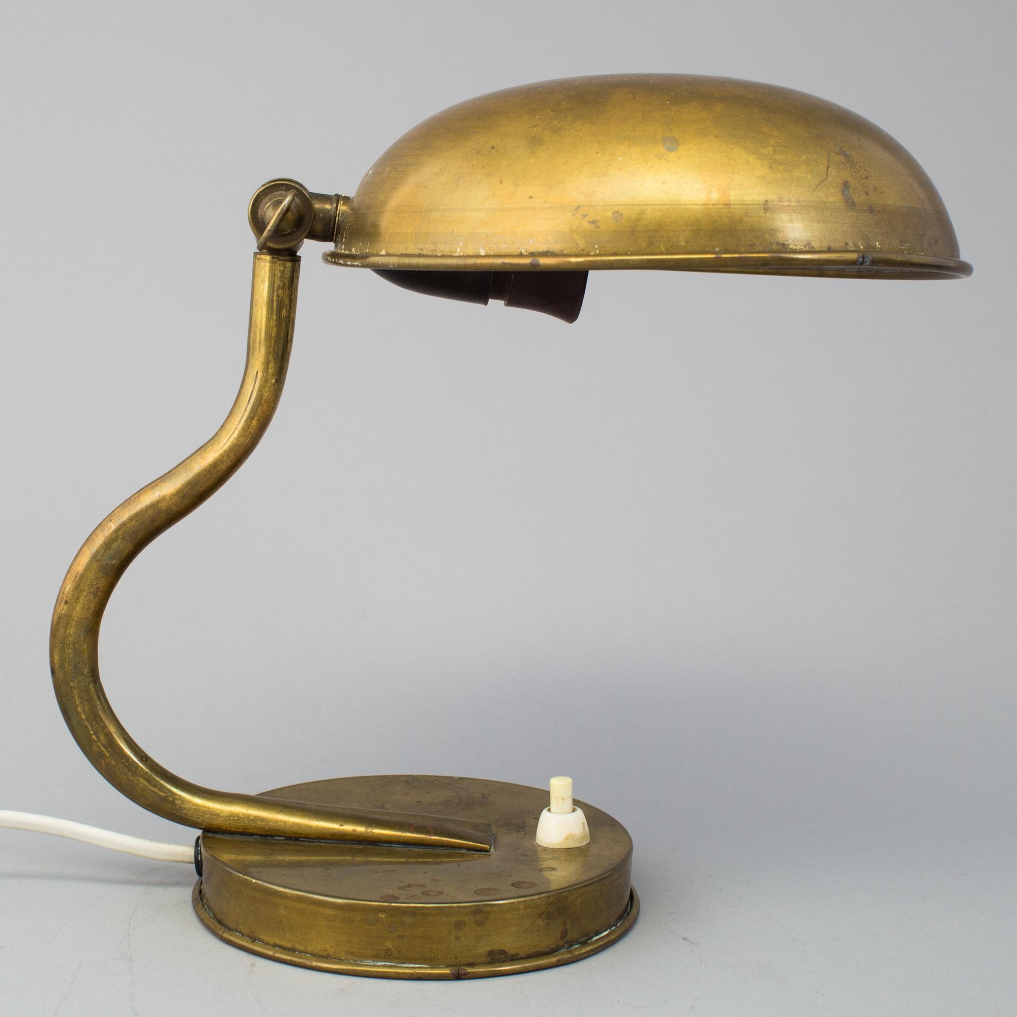 A table lamp, 1930s.