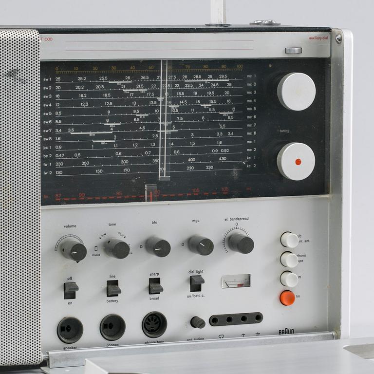 RADIO, Braun T1000, designed by Dieter Rams for Braun 1962.