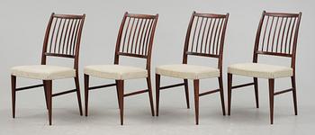 MATBORD samt STOLAR, 4 st, Svante Skogh, 1960/70-tal.