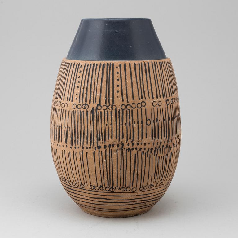 A floor vase by Lisa Larson, Gustavsberg. Designed in 1959.