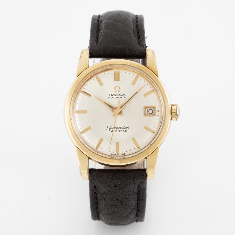 Omega, Seamaster, Calendar, wristwatch, 34 mm.