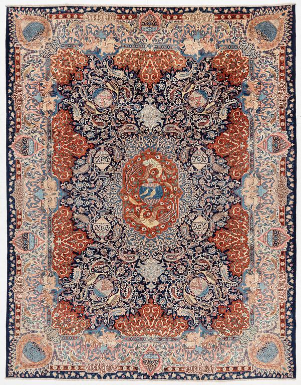 Matta, Kashmar ca 385 x 298 cm.