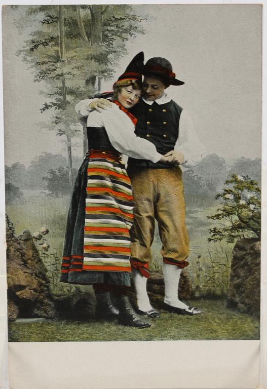 PARTI VYKORT, BREV MM, 1900-tal.