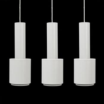 ALVAR AALTO, a set of three 'A 110 Hand granade' pendant lamps, Artek.