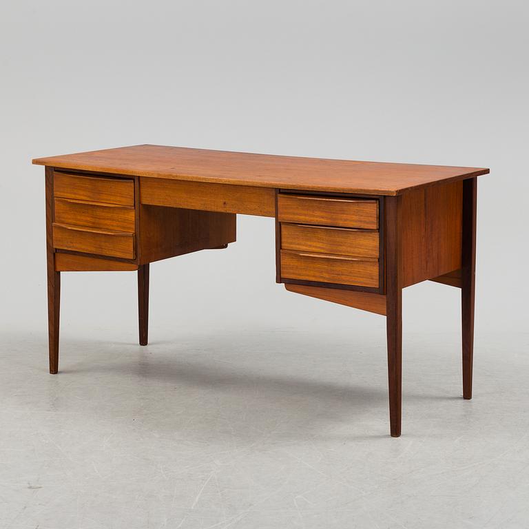 A second half of the 20th century teak writing desk.