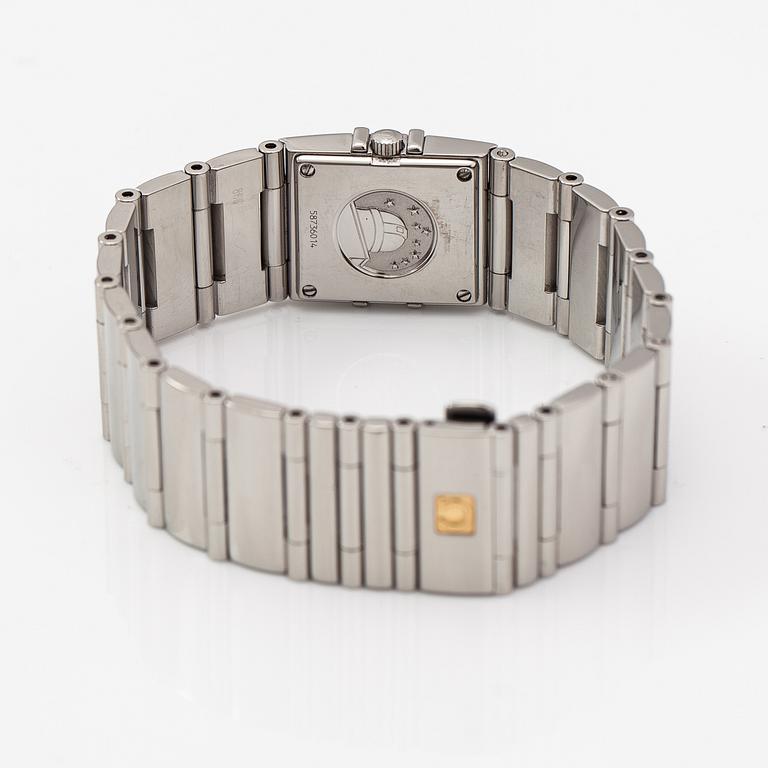 Omega, Constellation, Quadra, wristwatch, 21 x 24 mm.